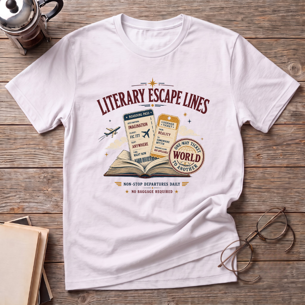 Literary Escape Lines T-Shirt