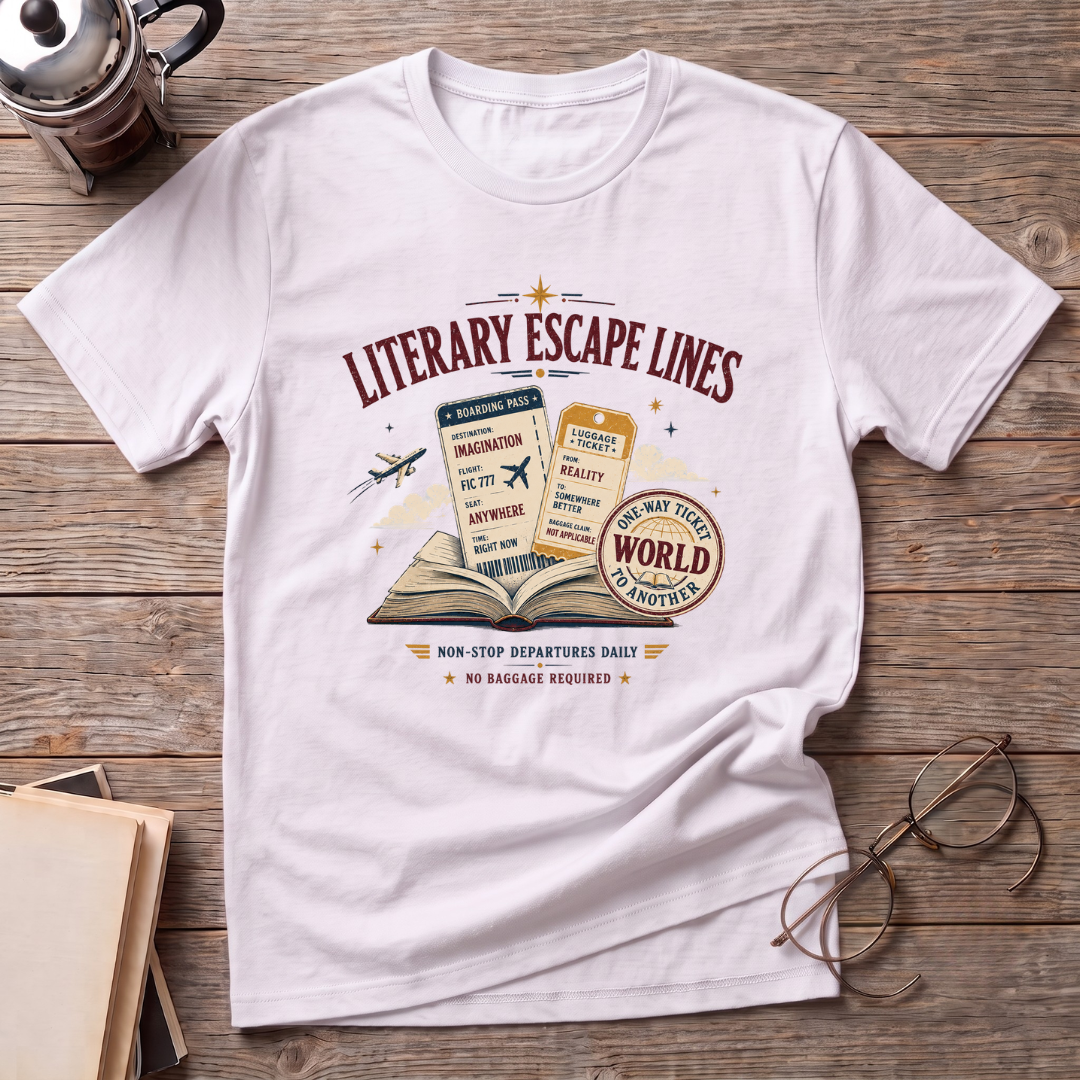 Literary Escape Lines T-Shirt