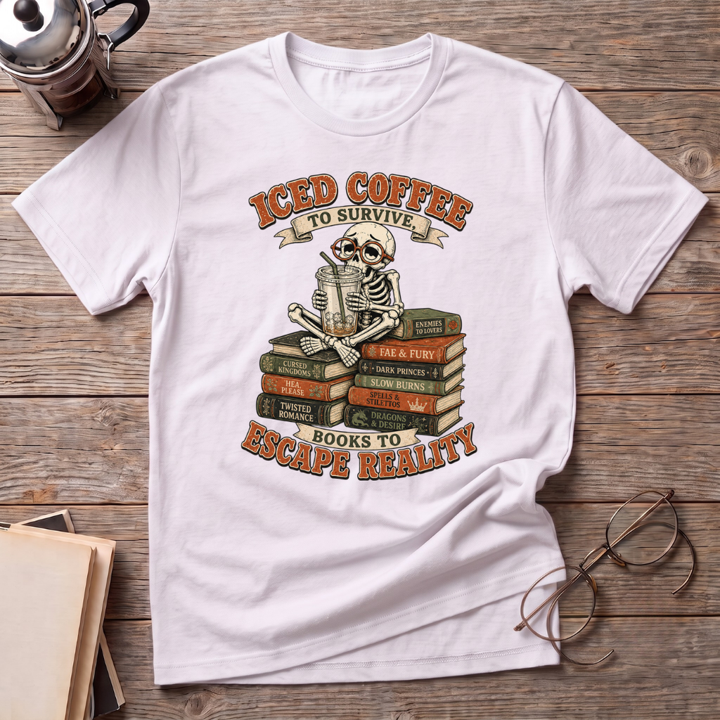 Iced Coffee Escape Reality T-Shirt