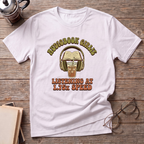Audiobook Girlie Iced Coffee T-Shirt