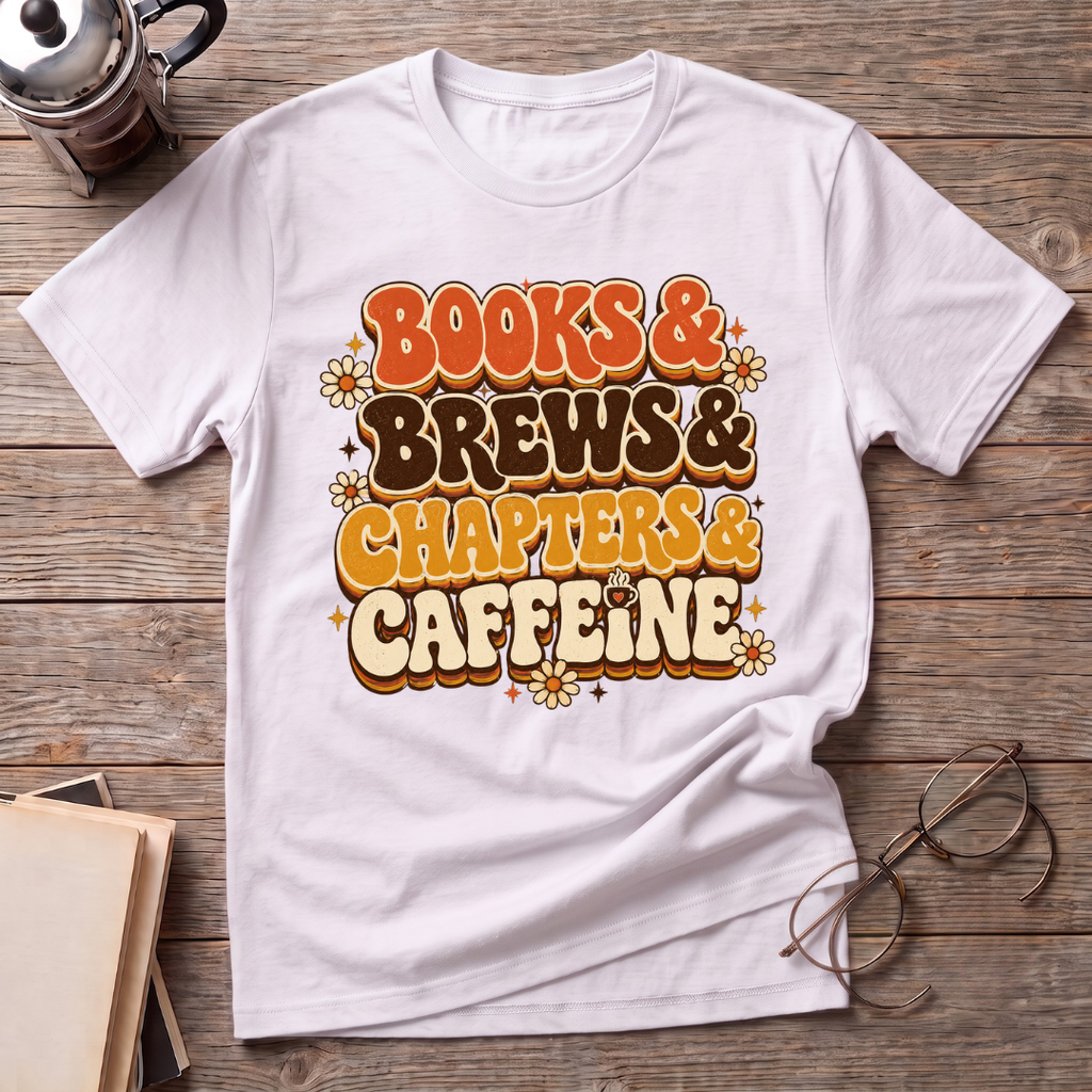 Books & Brews & Chapters T-Shirt