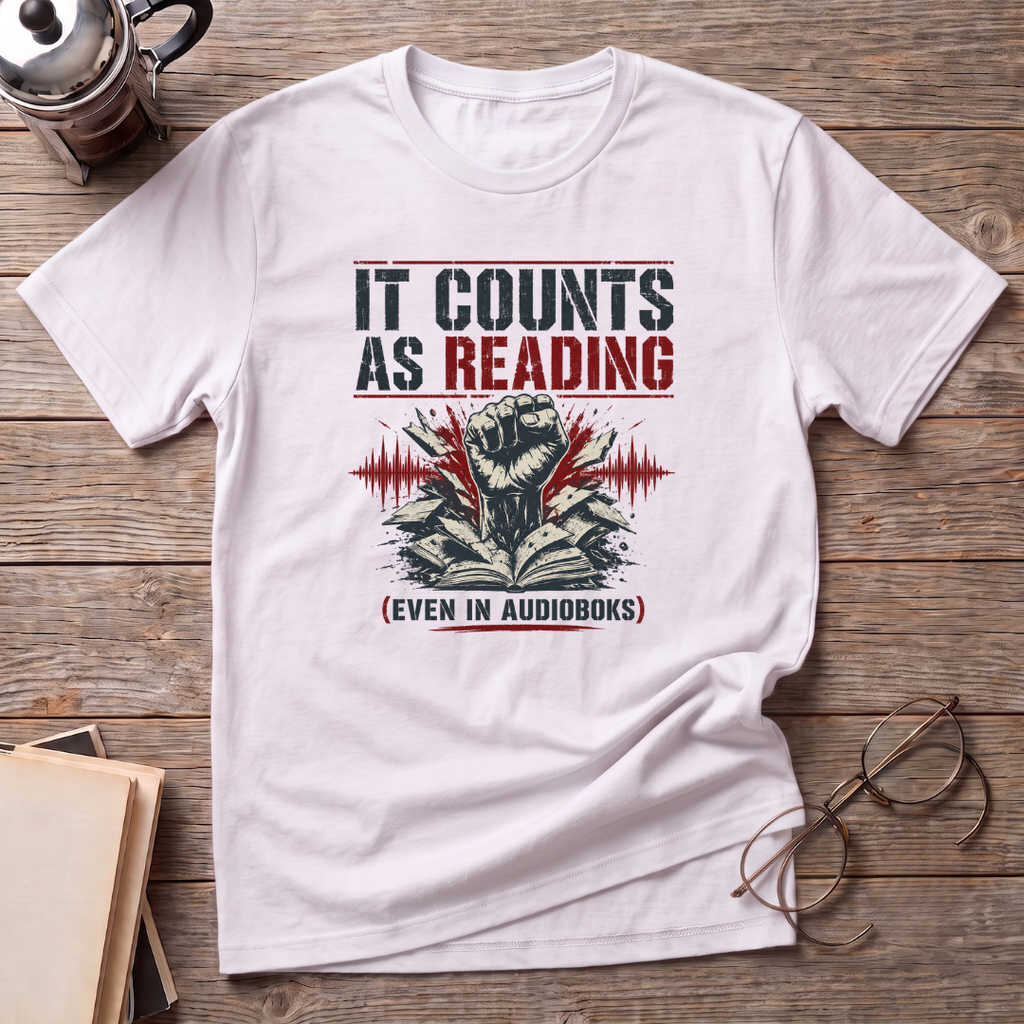It Counts As Reading Audiobooks T-Shirt
