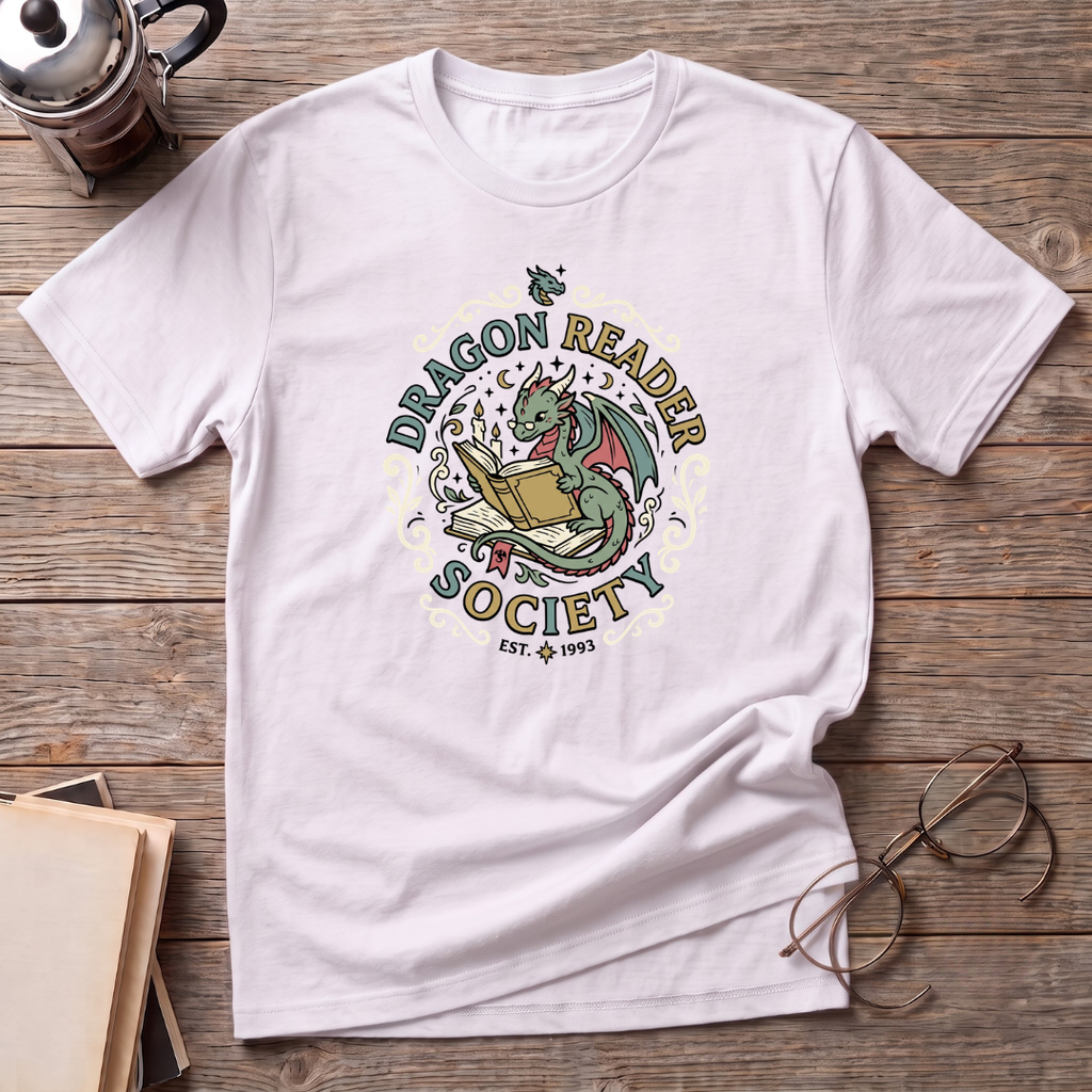 Society Dragon Reader  T-Shirt
